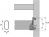 Крепление штанги SL 323, никель (70666) Hettich Крепление штанги SL 323, никель (70666) Hettich