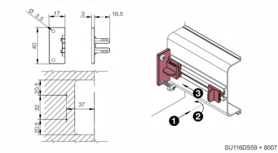 Gola кріплення під прикручування, Scilm