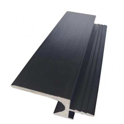 Врізний профіль-ручка UKW 105 18мм L=5м чорний фактура, Elite