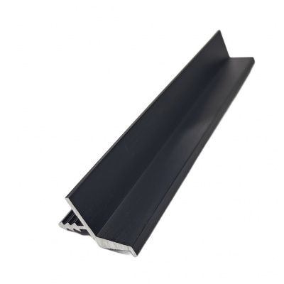 Врізний профіль-ручка PR-3, 18 мм, L=5 м, чорний фактура, Elite