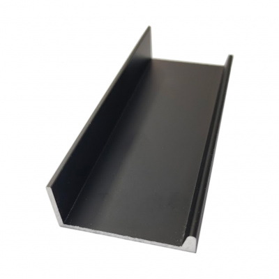 Профіль-ручка U-9  L=5м (чорний матовий)