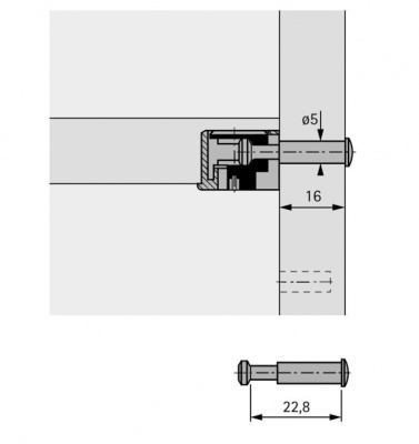 VB 35/135 дюбель скв. DU 981/16мм (1079633)