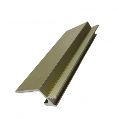 Врізний профіль-ручка PR-8, 18 мм, L=5 м, золото матове, Elite