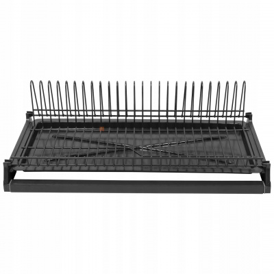 Сушка одноуровневая 800 мм графит, с пластиковым профилем, Wiexpol