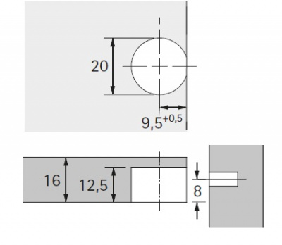 Стяжка VB 135/16 пластик, коричнева (1016560)