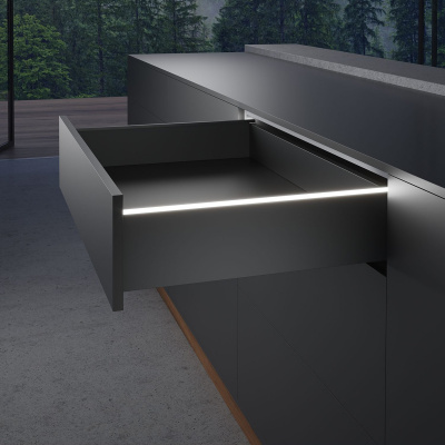 Комплект LED-підсвічування AvanTech YOU, NL ≤ 500 мм, антрацит (9326927) Hettich
