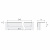 Ручка Ticinum 50мм, L70мм, алюминий (9070588) Hettich