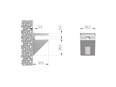Полицетримач Kalabrone Mini хром (6 кг), Italiana Ferramenta
