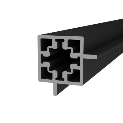 Профіль Cadro кутовий під паз, 3000 мм, матовий чорний (9352711) Hettich