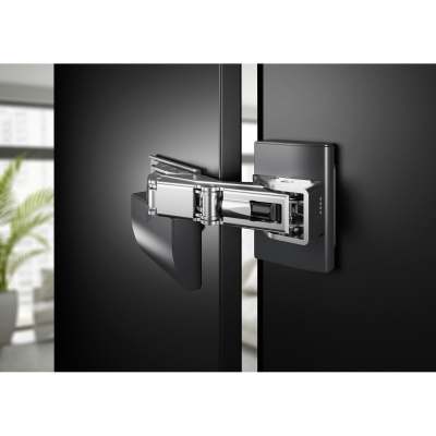 Вспомогательный петля Evisys с функцией плавного закрывания, для корпусов встроенных холодильников, угол 115° (9343483) Hettich