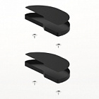 Комплект полиць Salso 200, ширина 600 мм, правий, антрацит (9381068) Hettich