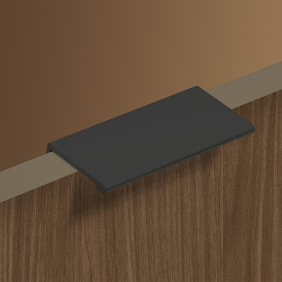 Ручка Ticinum 70мм, L90мм, черный матовый (9306229) Hettich