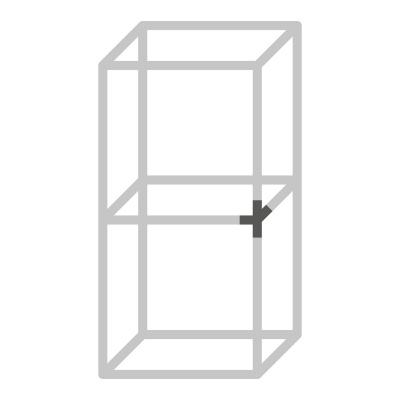 З'єднувальний елемент Cadro, 4-х сторонній, 3D, чорний матовий (9298833) Hettich