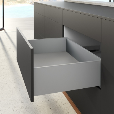 Комплект шухляди AvanTech YOU, висота 187 мм, NL 450 мм, Actro YOU Silent System, срібло (15154) Hettich