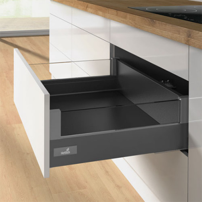 Atira DesignSide надставка стекло антрацит, 520/144 (9194816)