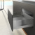Комплект ящика AvanTech YOU, Inlay под стекло, высота 187 мм, NL 350 мм, Quadro YOU Silent System, серебро (15170) Hettich