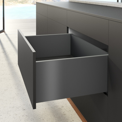 Комплект шухляди AvanTech YOU, висота 251 мм, NL 600 мм, Actro YOU Silent System 70 кг, антрацит (15063) Hettich