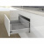Надставка на боковину ArciTech DesignSide, 550 мм, (218/ 94, 250/126), скло графіт (9248391)