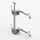 Комплект каркаса Salso, 450/500 мм, правый, серебро (9381052) Hettich