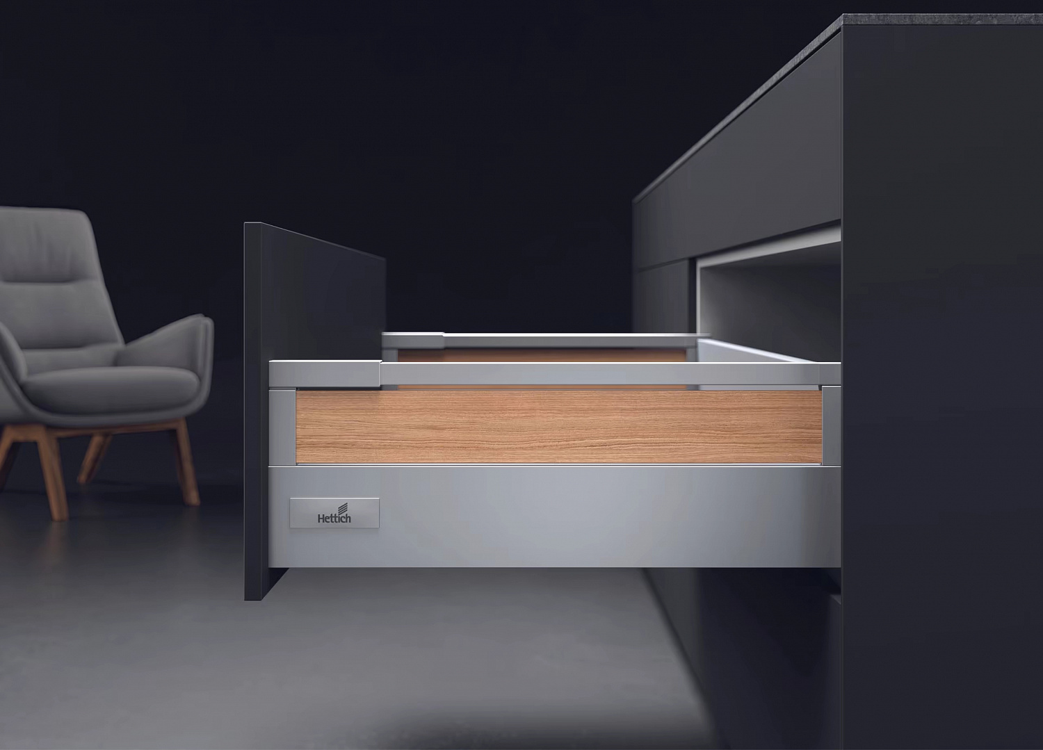 Система висувних шухляд Atira Система висувних шухляд Atira