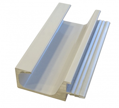 Врізний профіль-ручка UKW 7 18мм L=5м, білий, Elite