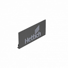 Заглушка з логотипом на шухляду AvanTech YOU, антрацит (9257705) Hettich