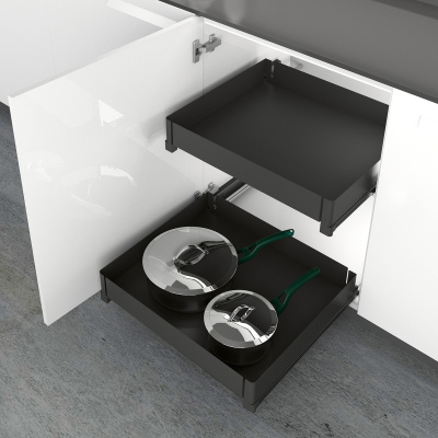 Внутрішня шухляда Naro 200, ширина LB=414 мм, антрацит (9381038) Hettich