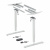 Комплект стола Steelforce Pro 300, с электрорегулировкой высоты, белый (9309792) Hettich
