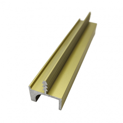 Врізний профіль-ручка PR-7, 18 мм, L=5 м, золото матове, Elite