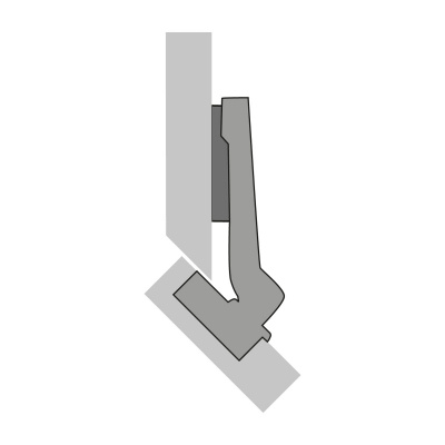 Intermat 9936 угловая W45° B6, накладная (77699)