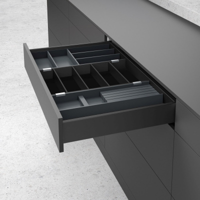 Организация лоток OrgaTray 630 для AvanTech YOU/ArciTech, NL500, сталь, антрацит (9278319) Hettich