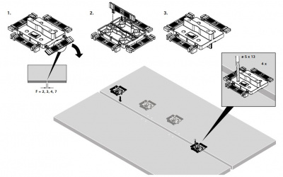 Розмітний шаблон для середньої петлі Wing Line L (9237039)